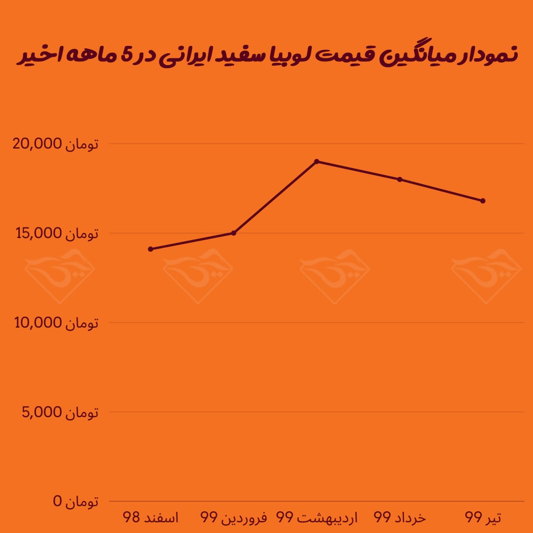 قیمت لوبیا سفید ایرانی